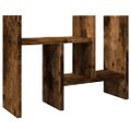 vidaXL Organizér na stôl, tmavý dub 34,5x15,5x35,5cm, kompozitné drevo