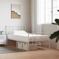 vidaXL Penový matrac biely 100x220 cm tvrdosť H2 H3