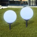 vidaXL Vonkajšie osvetlenie chodníka 2 ks, LED 30 cm, s hrotom