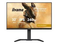 iiyama G-MASTER Gold Phoenix GB3290QSU-B1 - LED monitor - hranie hier - 31.5" - 2560 x 1440 QHD @ 240 Hz - IPS - 400 cd/m² - 1000:1 - 1 ms - HDMI, DisplayPort - reproduktory - matná čerň