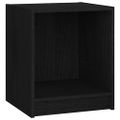 vidaXL Nočný stolík čierny 35,5x33,5x41,5 cm borovicový masív