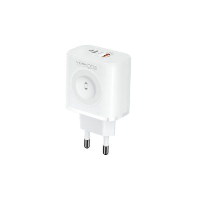WALL CHARGER T-PHOX T-PP20 GAN iWATCH 3IN1 WHITE