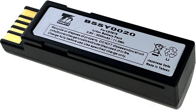 Batéria T6 Power pre Zebra LI3600, LI3608, LI3678, DS3600, DS3608, DS3678, 3200mAh, 11,5Wh, Li-ion