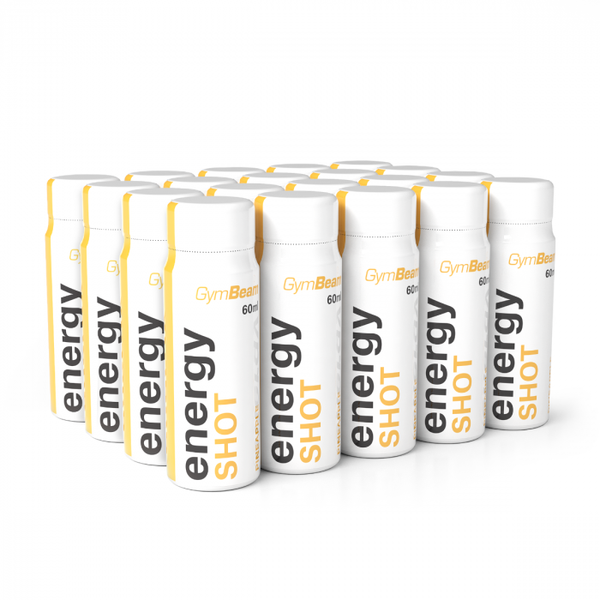 Energy shot - GymBeam, ananás, 20 x 60 ml