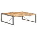 vidaXL Konferenčný stolík 120x120x40 cm, surové mangové drevo