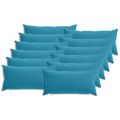 vidaXL Poťah na podložku 12 pcs HEERLEN Svetlomodrá 40 x 80 cm