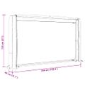 vidaXL Regál na krbové drevo s pláštenkou 250x25x150 cm