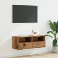 vidaXL TV nástenná skriňa 80 x 30 x 30 cm Staré drevo Kompozitné drevo