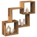 vidaXL Nástenná skrinka 78x18x71 cm staré drevo kompozitné drevo
