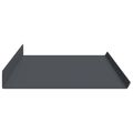 vidaXL Závesná polica 2 ks Antracit 100 x 18 x 2,5 cm Oceľ
