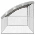 vidaXL Klietka pre sliepky 2 ks Strieborná 400 x 200 x 200 cm