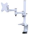 Neomounts FPMA-D1330WHITE / Flat Screen Desk Mount (clamp/grommet) / White Držák, VESA, stolní, pro plochý monitor, úhloprícka 10"-30", náklon 30°, otácení 180°, rotace 360°, nosnost 9kg, bílý