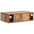 vidaXL Nástenný bočný stôl 59 x 34,5 x 17 cm Kompozitné drevo