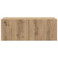 vidaXL Nástenná TV skrinka 78,5 x 41 x 30 cm Dub artisan