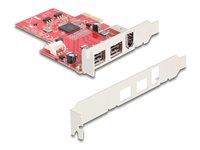 PCI Express x1 karta na 2 x externý Fire