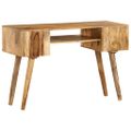 vidaXL Písací stôl z masívneho mangovníkového dreva 115x47x76 cm