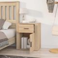 vidaXL Nočný stolík dub sonoma 50x36x60 cm spracované drevo