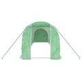 vidaXL Fóliovník s oceľovým rámom zelený 16 m² 8x2x2 m