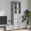 vidaXL Highboard FLORIN 60 x 35 x 182 cm Betónová šedá