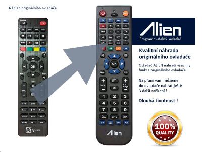 Diaľkový ovládač ALIEN TeleSystem TS6812