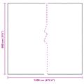 vidaXL Pokrytie rastlín Priehľadná 8 x 12 m PE