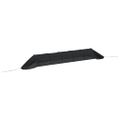 vidaXL Sieťovinový tunel čierny 300x50x48,5 cm oceľ a polyetylén