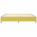 vidaXL Posteľ bez matraca zelená 200x200 cm látka