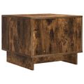 vidaXL Konferenčný stolík Dymový dub 49 x 50 x 40 cm Kompozitné drevo