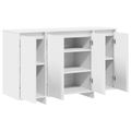vidaXL Servírovacia skriňa Biela 120 x 41 x 75 cm Kompozitné drevo