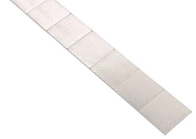 Samolepivá páska reflexná delená 1 m x 5 cm biela