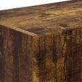 vidaXL TV nástenná skriňa 98 x 31 x 29,5 cm Dymová dub