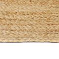 vidaXL Kusové koberce Prírodná 60 x 250 cm Juta