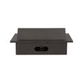 Výklopný blok ORNO OR-AE-1324/B, 2x2P+Z, 3xUSB, čierna