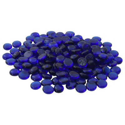 vidaXL Sklenený nugget 17-19 mm Kobaltovo modrá Sklo