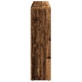 vidaXL Knižnica 3-posch. staré drevo 137,5x29x103,5 cm kompozit. drevo