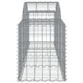 vidaXL Oblúkový gabionový kôš 2 ks 200x50x60/80 cm pozinkované železo
