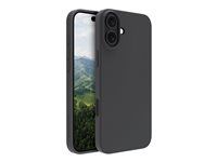 Zadný kryt pre mobilný telefón - plast - nočná čerň - pre Apple iPhone 16 Plus