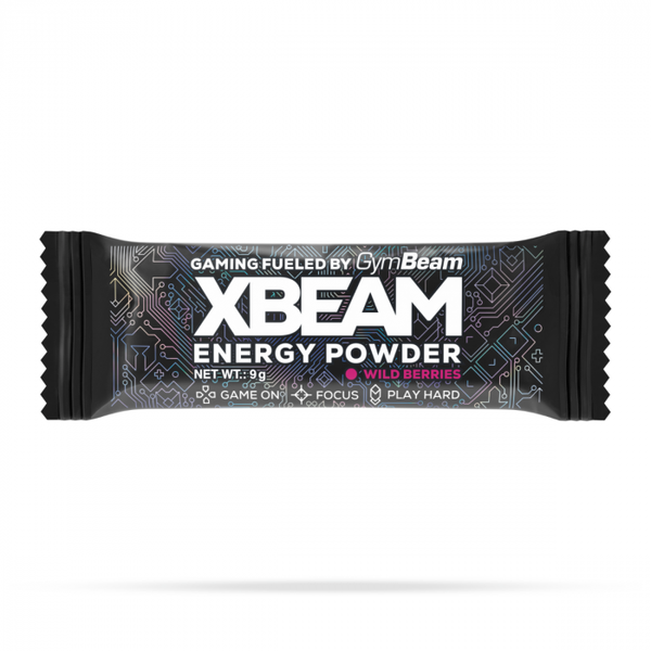 XBEAM Energy Powder - GymBeam, lesné ovocie, 9 g