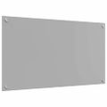 vidaXL Kuchynský obklad 2 ks Svetlosivá 90 x 50 cm tvrdené sklo