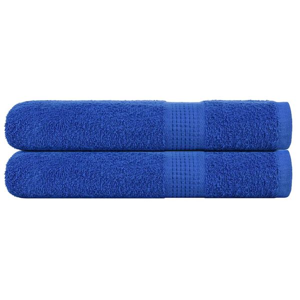 vidaXL Saunové osušky FROGN 2 ks modré 80x200 cm 360 g/m²