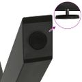 vidaXL Nohy konferenčného stolíka v tvare X, 2 ks, antracitové, 30 x (30-31) cm, oceľ