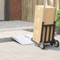 vidaXL Ramp for wheelchair 270 kg Strieborná 270 kg Hliník