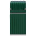 vidaXL Držiak na polená zelený 120x45x100 cm pozinkovaná oceľ