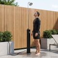 vidaXL Solárna sprcha so sprchovou hlavicou 20 l PVC, ABS, Zinok