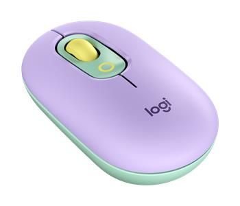 Logitech myš POP - zeleno-fialová/optická/ 4 tlačidlá/bezdrôtová/Bluetooth/4000 dpi
