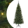 vidaXL Umelý vianočný stromček Zelená 180 cm PE a PVC