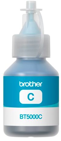 Brother - Originálna inkoustová fľaša, BT5000C, modrá