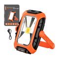 Pracovná lampa so solárnym panelom Superfire GM05 – 500 lm, powerbanka