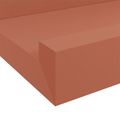 vidaXL Stenná polica Nástenná montáž 4 ks Červená 80 x 9 x 3 cm