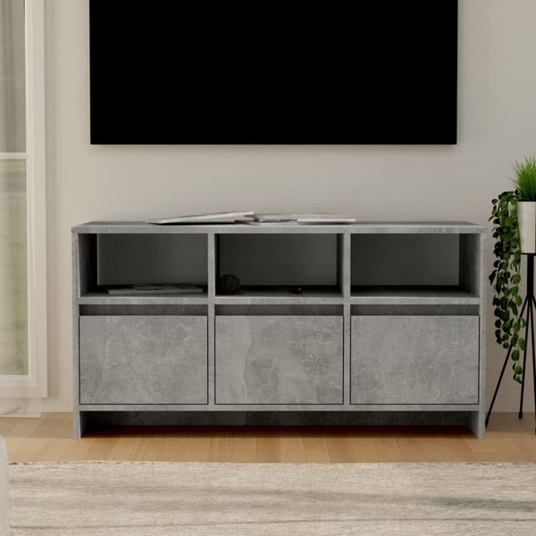 vidaXL TV skrinka, betónovo sivá 102x37,5x52,5 cm, kompozitné drevo